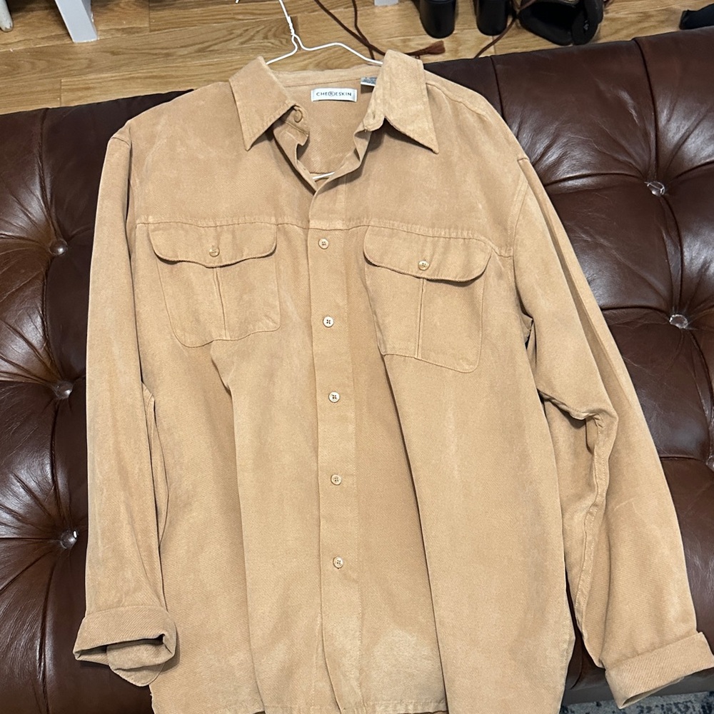 Carhartt Sand Suede Button-Up Shirt